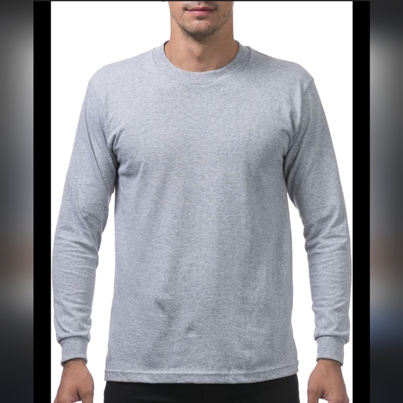 Pro Club Men's Comfort Cotton Long Sleeve T Shirt - Picture 1 of 4
